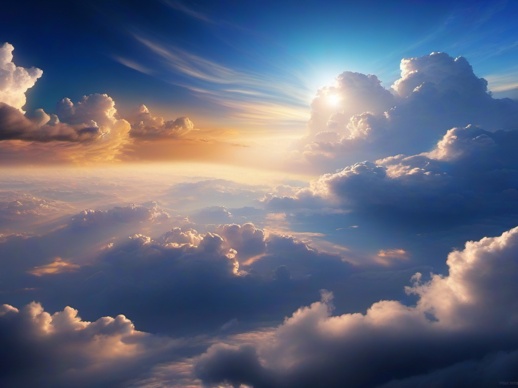 Heavenly Skies Background  ,desktop background wallpaper