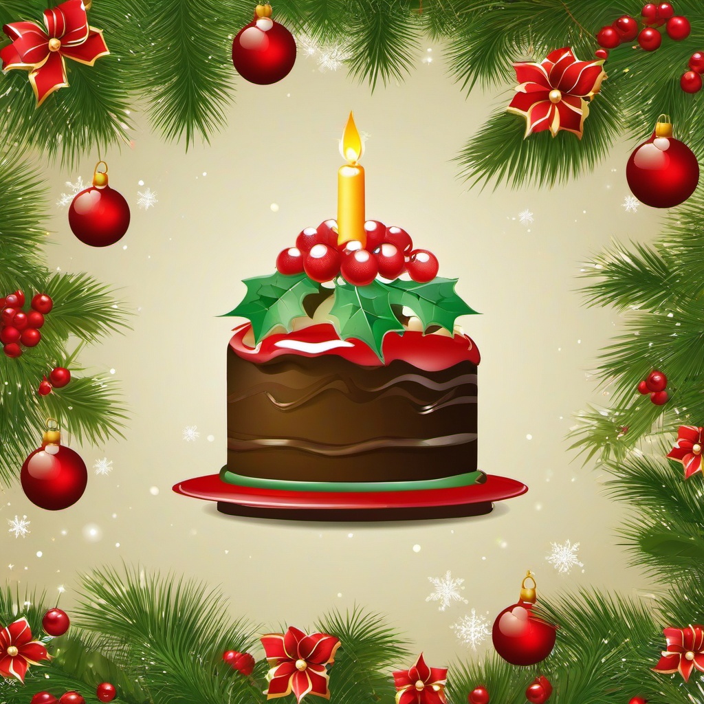 Christmas Background Wallpaper - christmas cake background  