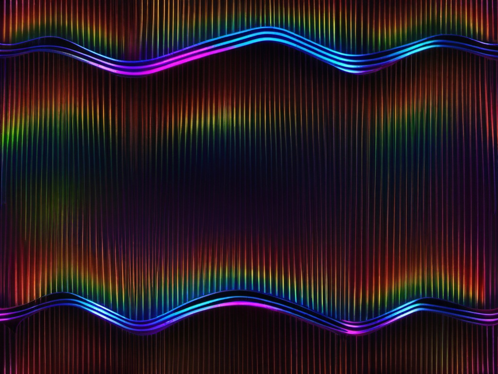 Rainbow Neon Wallpaper  