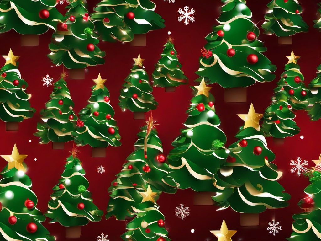 Christmas Tree Background Free  