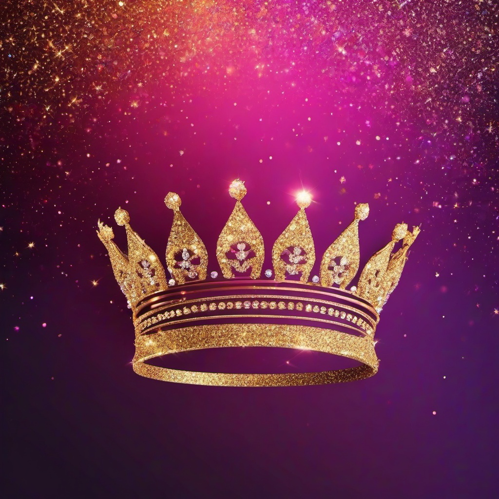 Glitter background - glitter crown background  