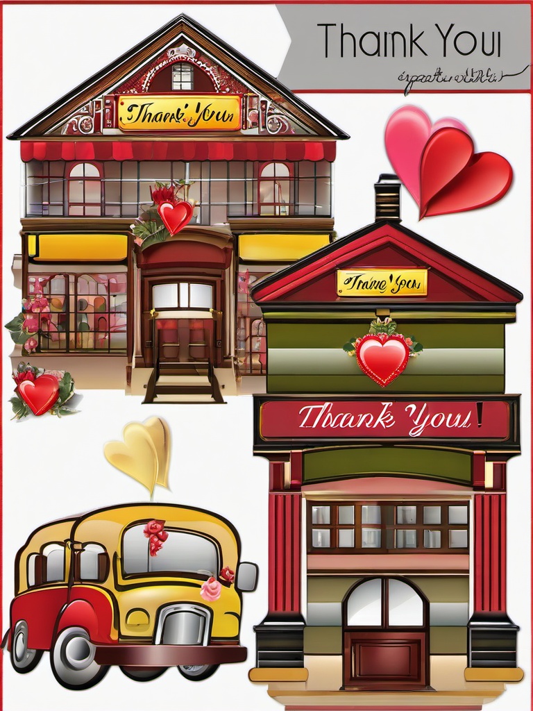 Thank You clipart - thank you with a heart  