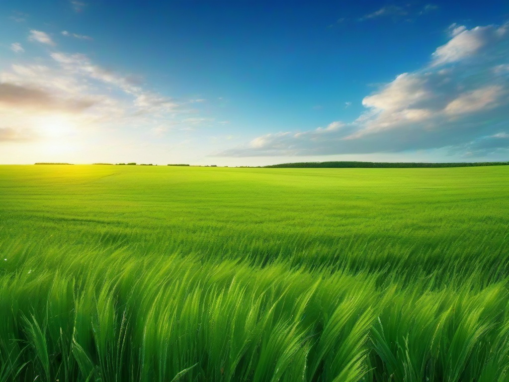 Field With Sky Background  ,desktop background wallpaper