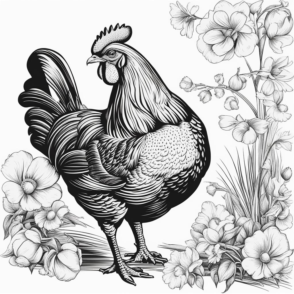 hen clipart 