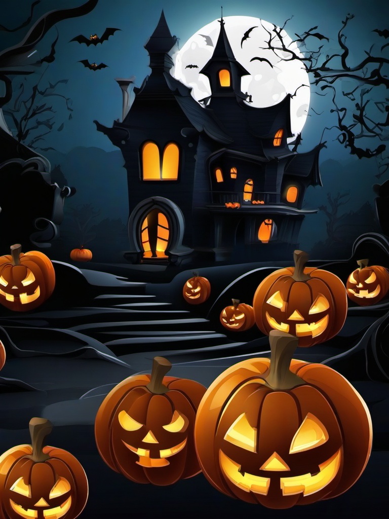 Halloween Background Wallpaper - halloween cartoon wallpaper  