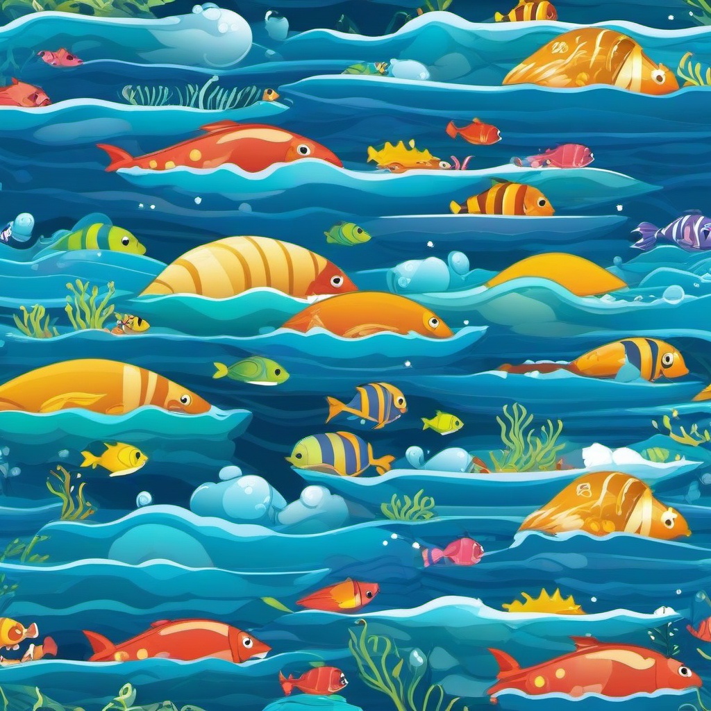 Ocean Background Wallpaper - cartoon ocean wallpaper  