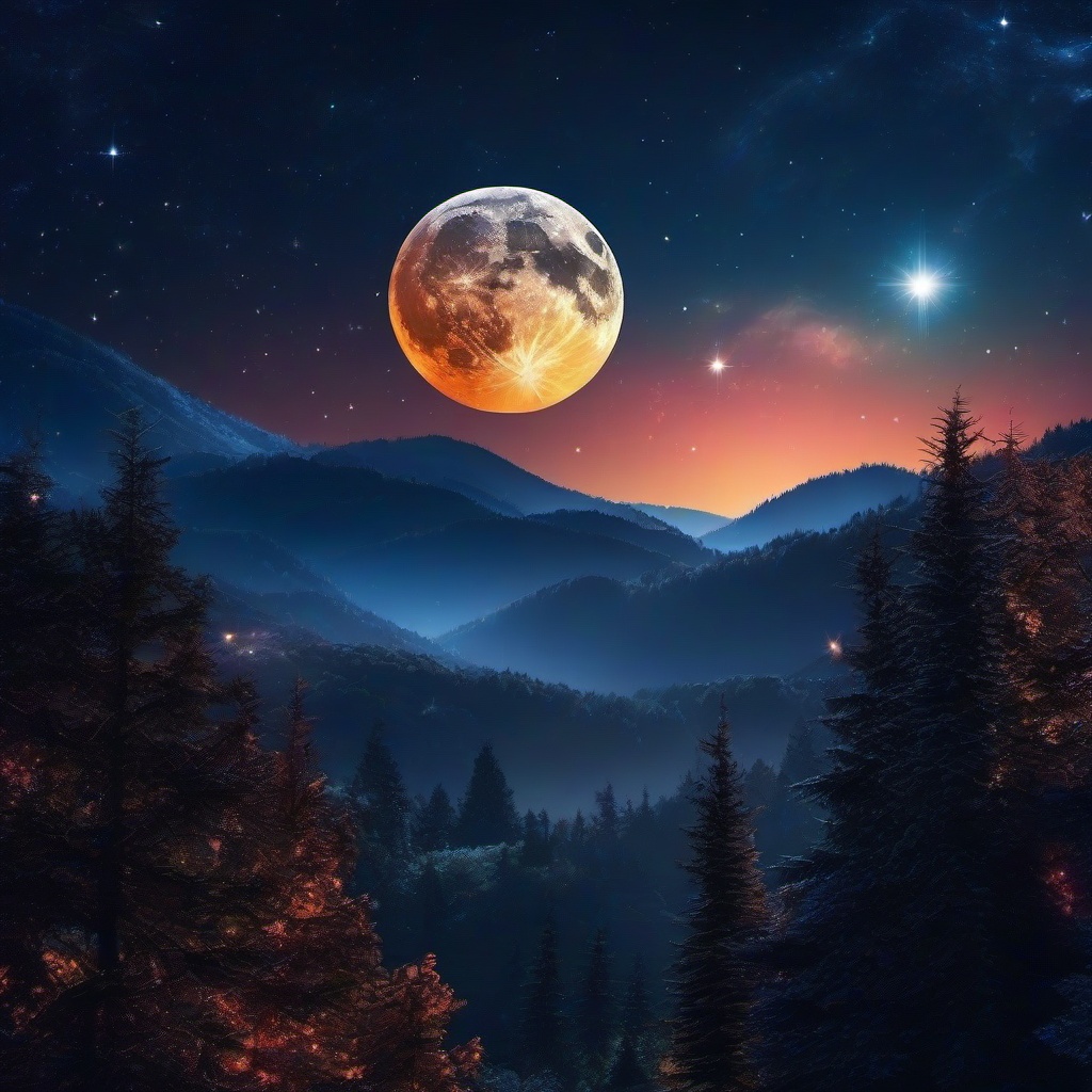 Galaxy Background Wallpaper - galaxy wallpaper with moon  