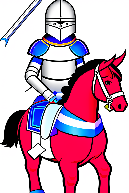 knight clipart - sir percival, a noble and gallant knight. 