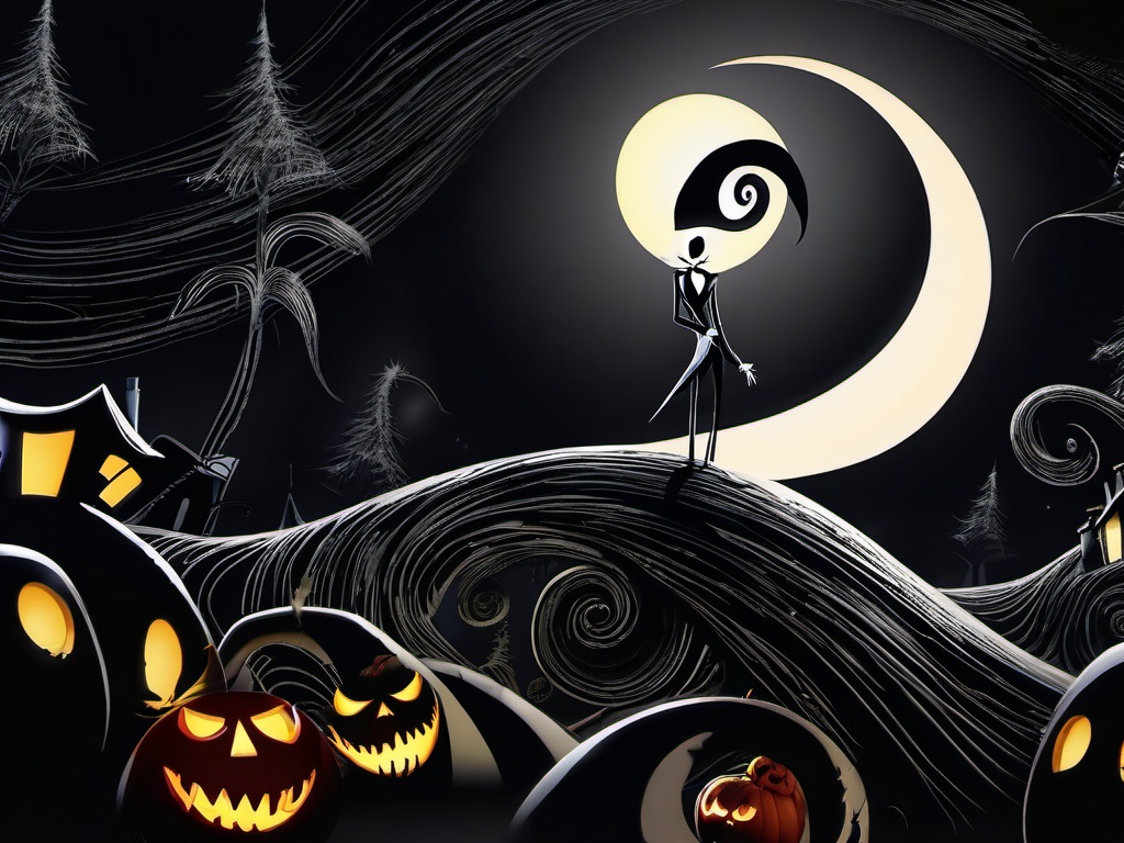 Nightmare Before Christmas Wallpaper 4K  