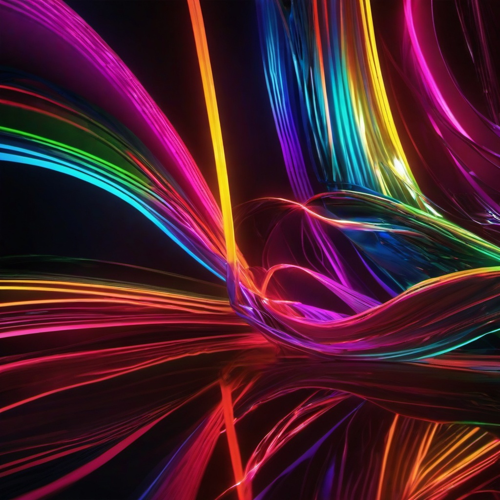 Neon Background Wallpaper - neon rainbow wallpapers  