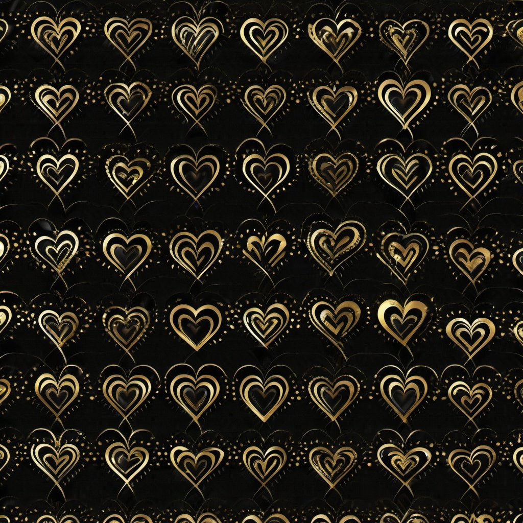 Heart Background Wallpaper - black gold heart wallpaper  