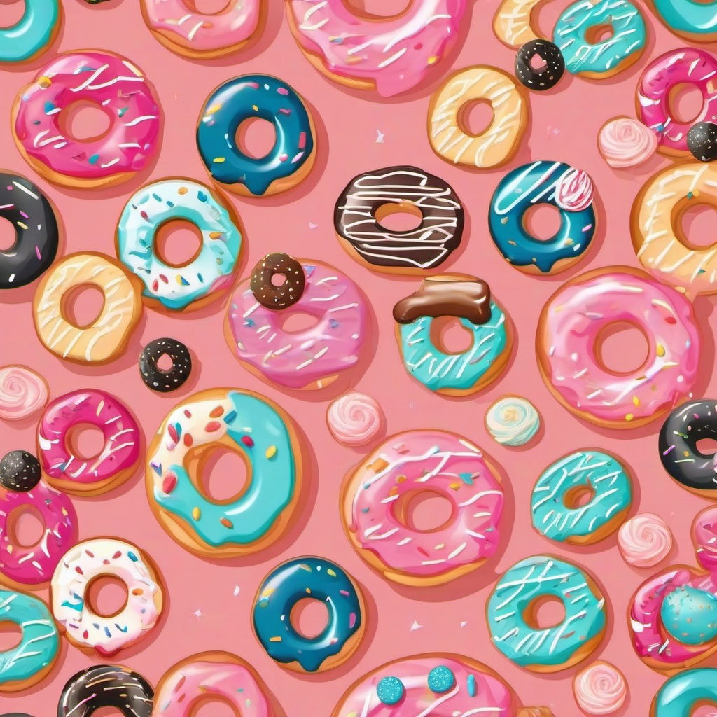 Birthday Background Wallpaper - donut backdrop  