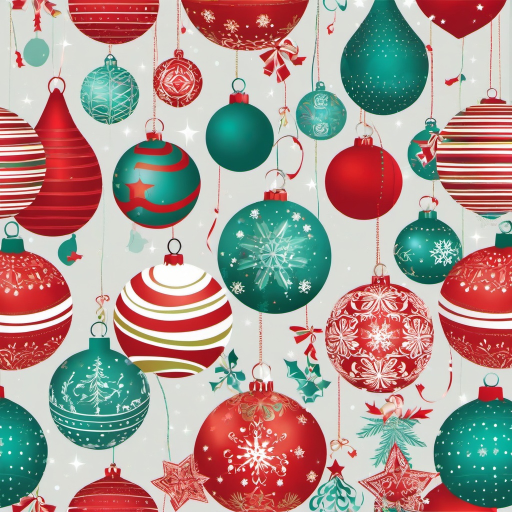 Christmas Pictures clipart - holiday ornaments and baubles  vector clipart