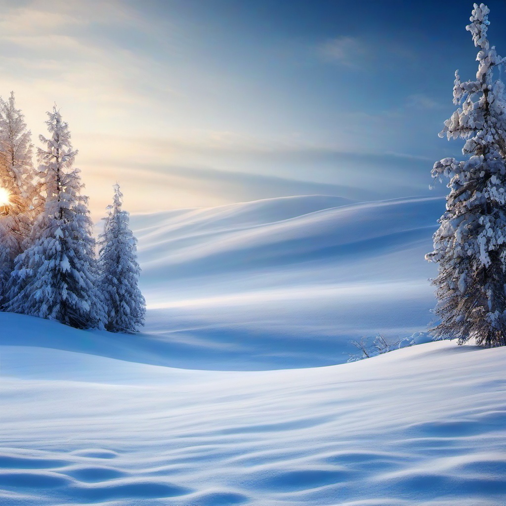 Snow Background Wallpaper - snowy field background  