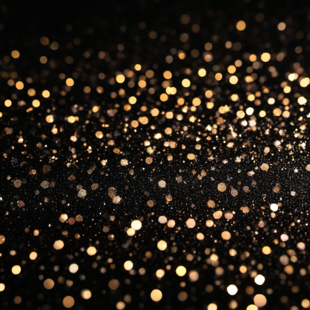 Glitter background - sparkles with black background  