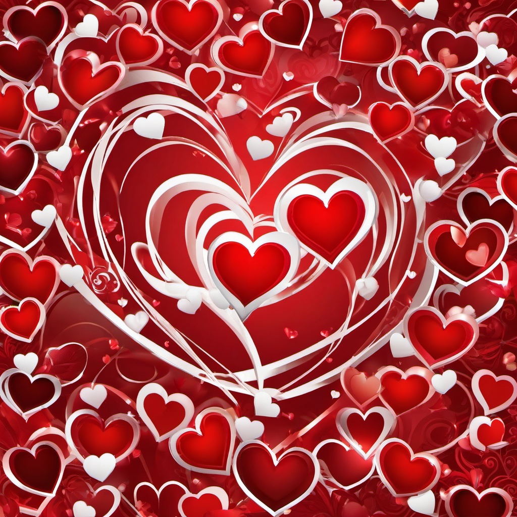 Heart Background Wallpaper - red valentines day wallpaper  