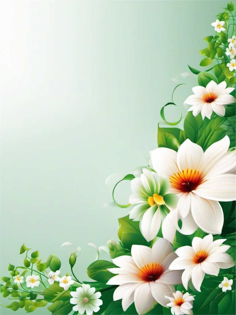 Flower Background Wallpaper - flower background white  