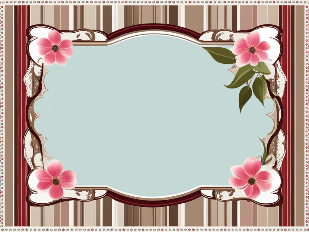 border clipart: enhancing a cherished family photo. 