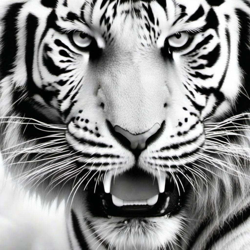 tiger white wallpaper  