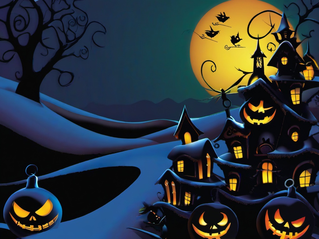 Nightmare Before Christmas Christmas Wallpaper  