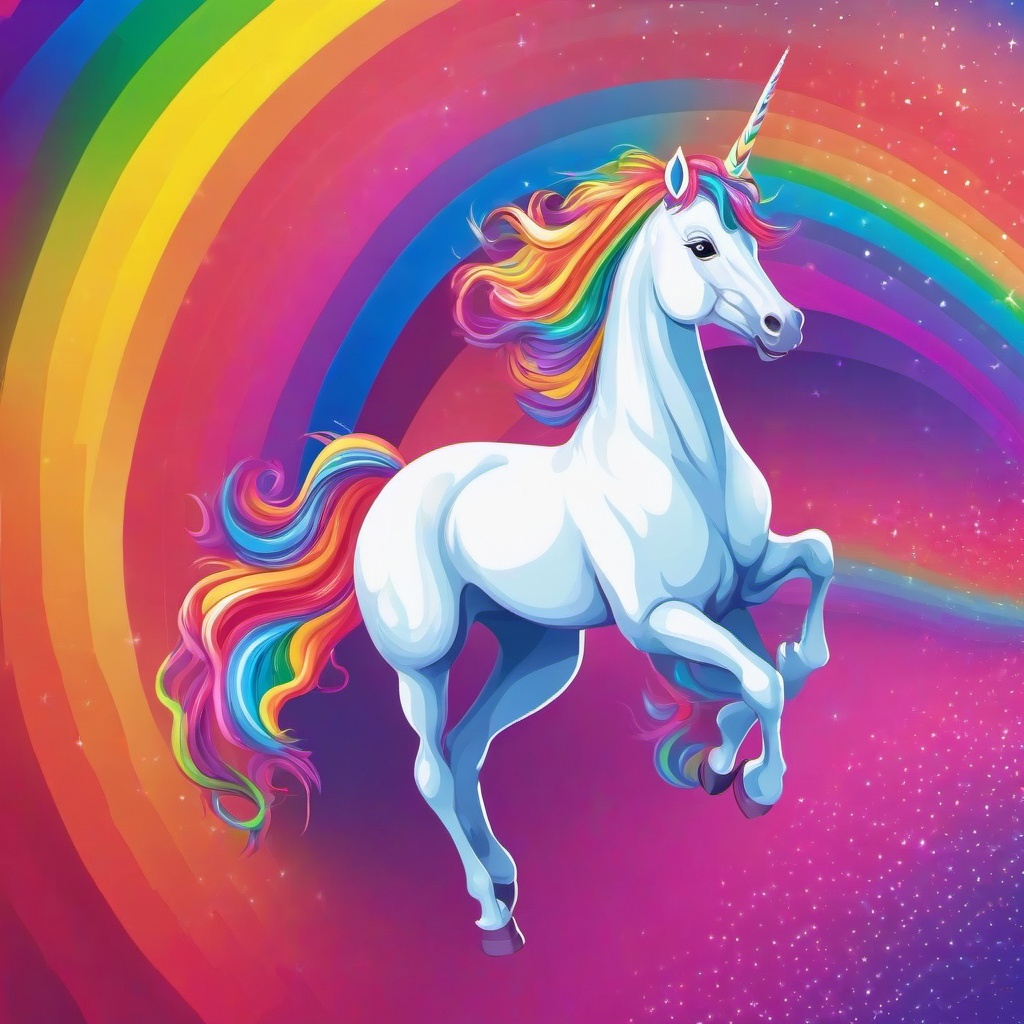 Rainbow Background Wallpaper - rainbow unicorn zoom background  