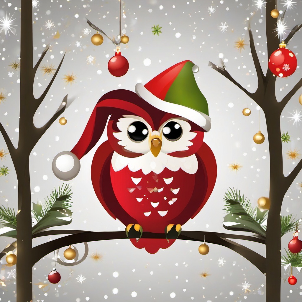 Christmas Background Wallpaper - christmas owl wallpaper  