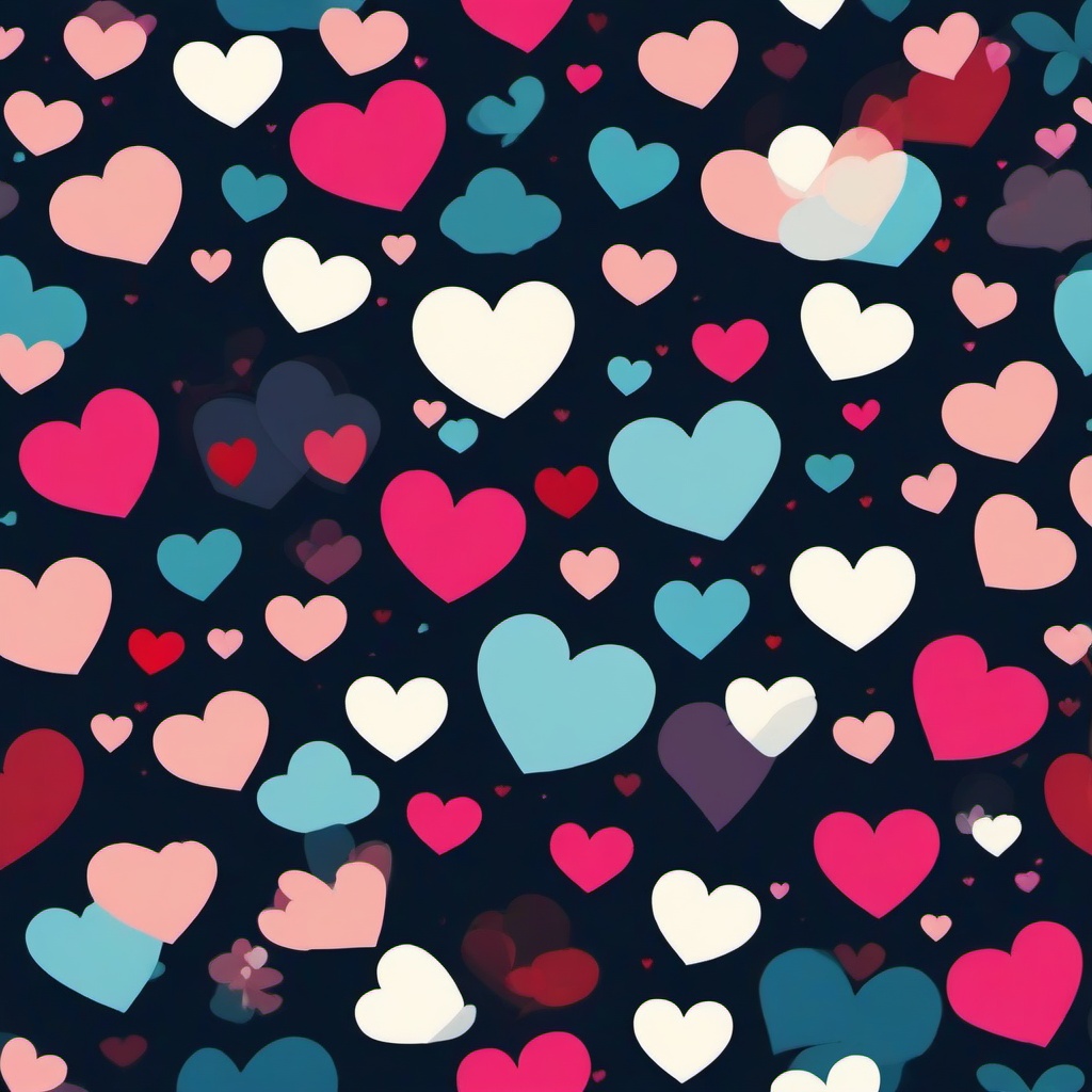 Heart Background Wallpaper - heart cloud background  