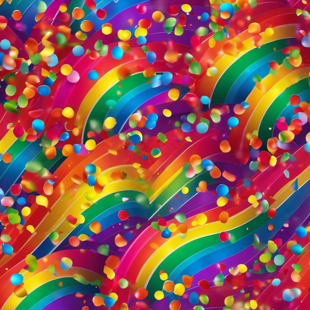 Rainbow Background Wallpaper - rainbow confetti wallpaper  