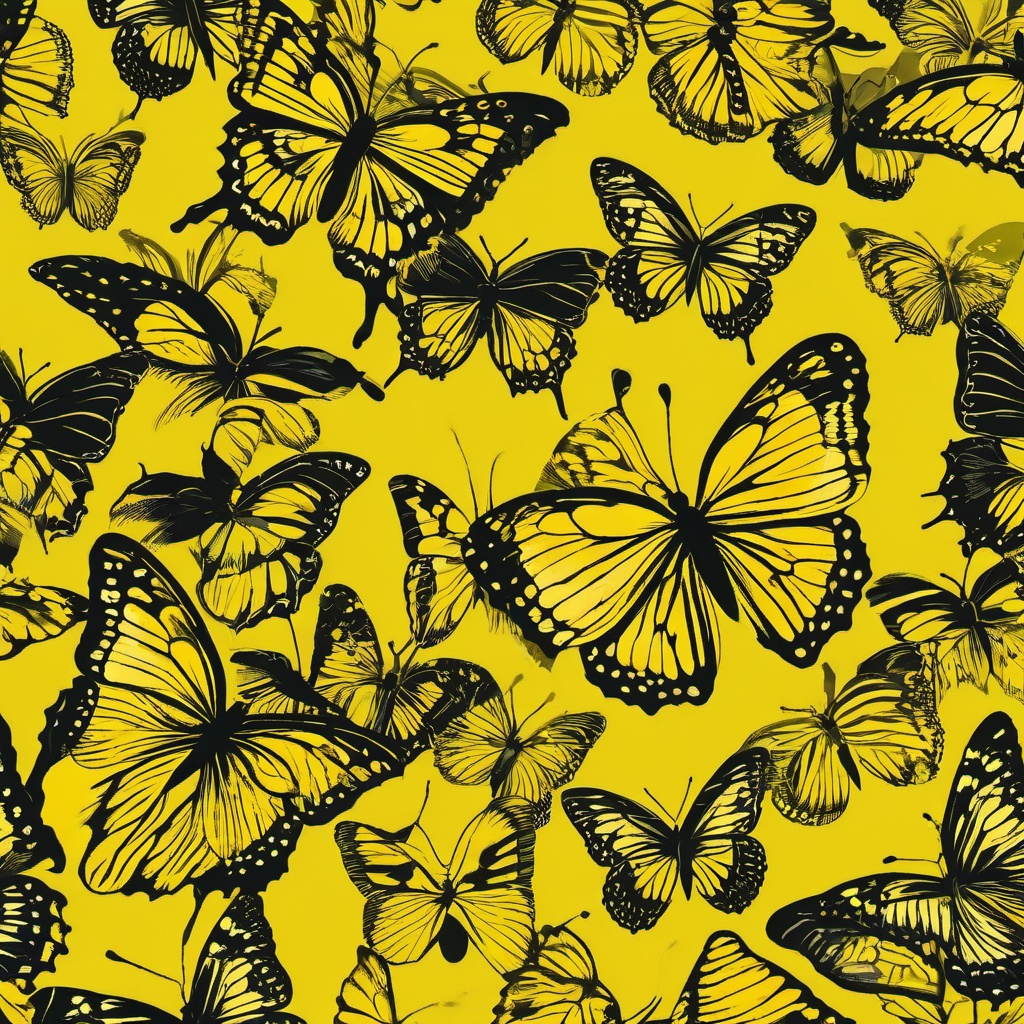 Butterfly Background Wallpaper - yellow butterflies background  