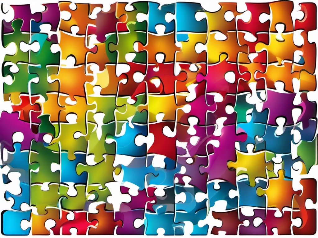 Puzzle piece clipart - Puzzle piece for solving problems,  color clipart, vector art