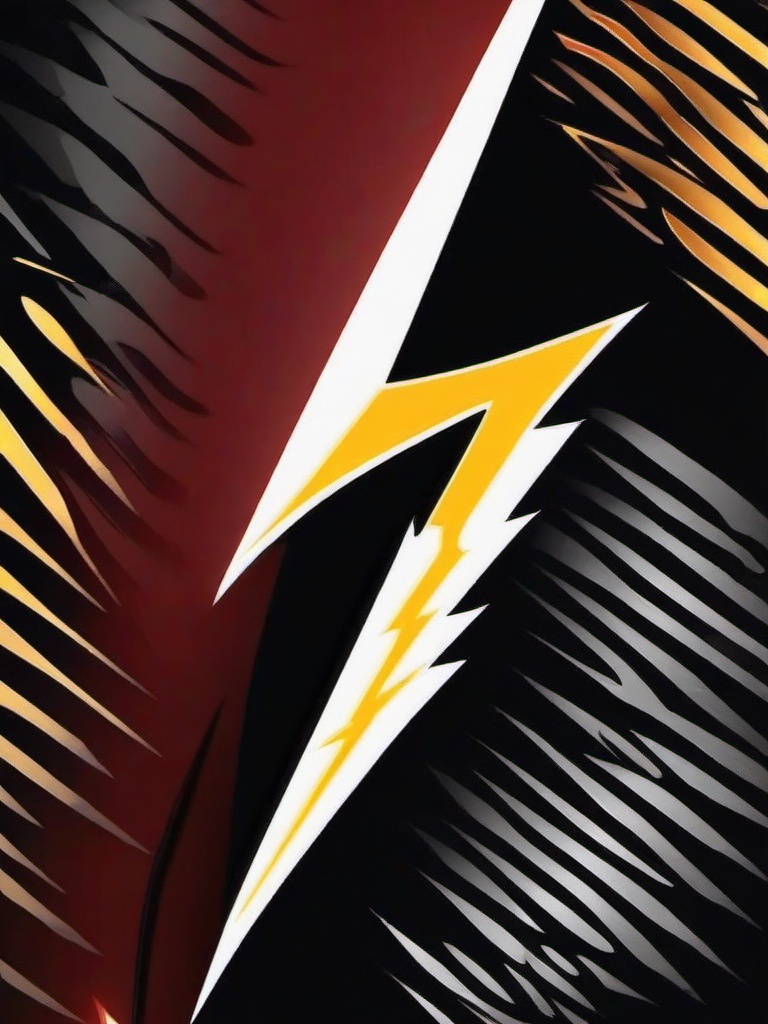 Lightning Bolt Tattoo - Electrify your skin with a bolt of energy.  minimalist color tattoo, vector