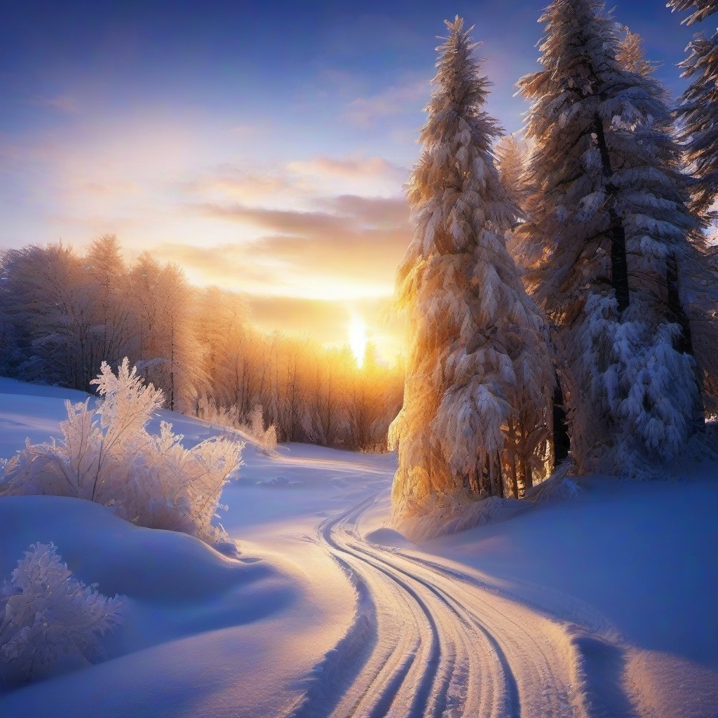 Winter background wallpaper - free winter scene background  