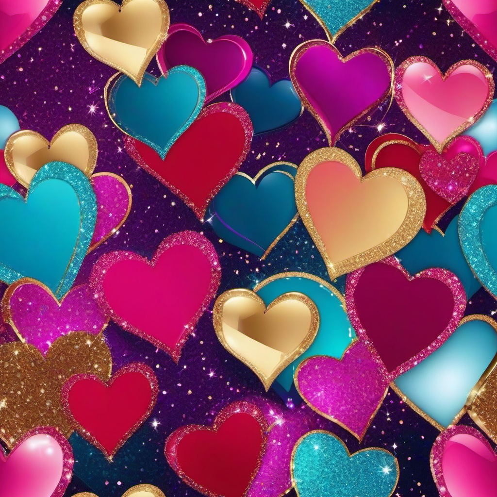 Glitter background - glitter background hearts  