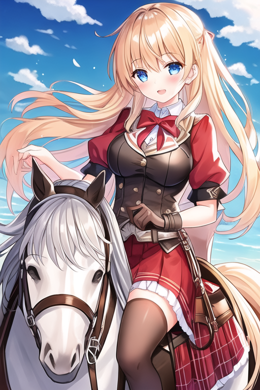 Girl on horse