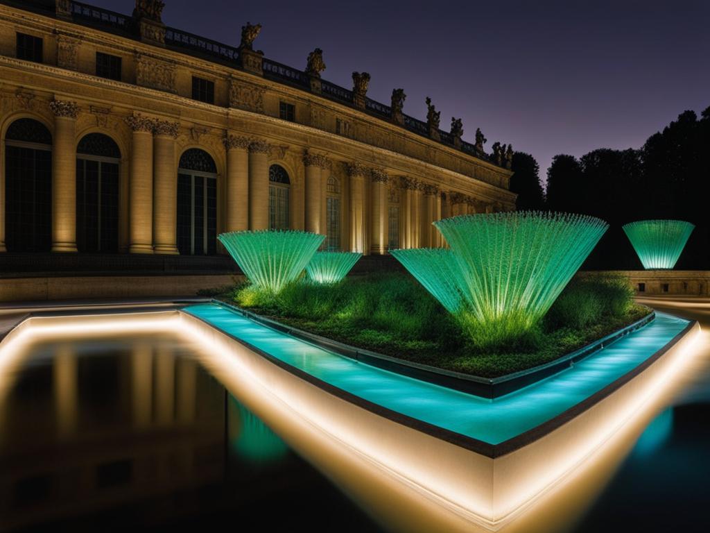 bioluminescent gardens of versailles: where nature meets nanotech 