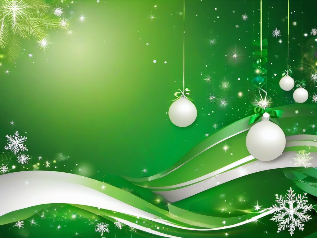 Green Xmas Background  