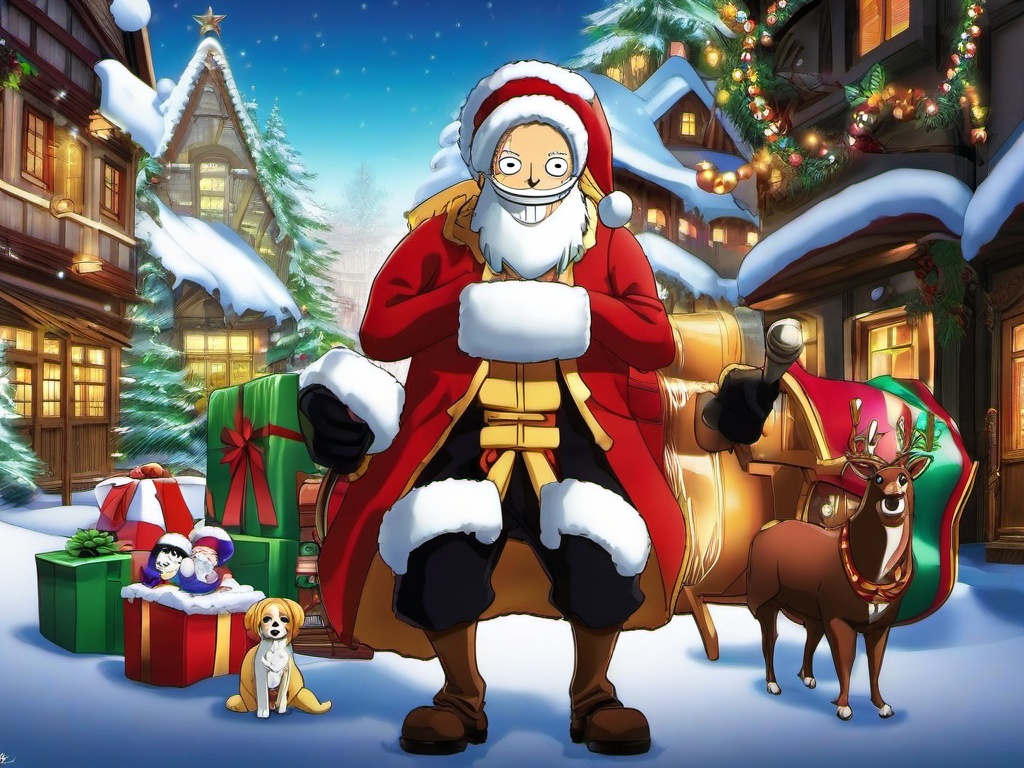 One Piece Christmas Wallpaper  