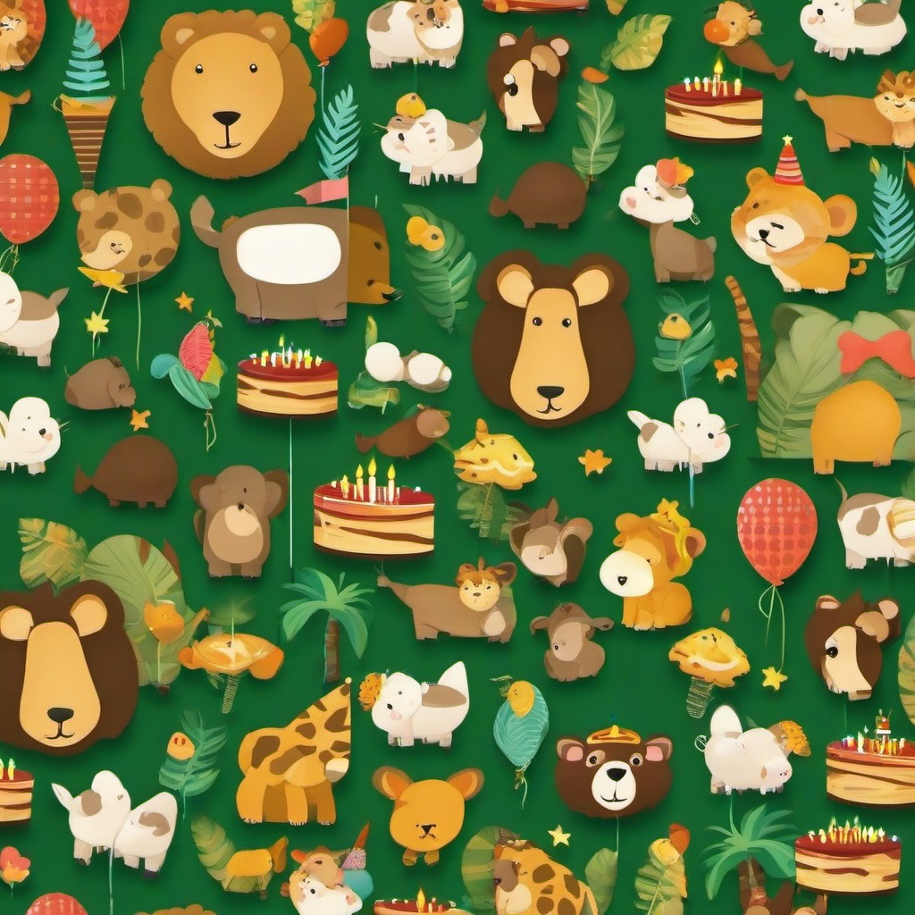 Birthday Background Wallpaper - printable safari background  