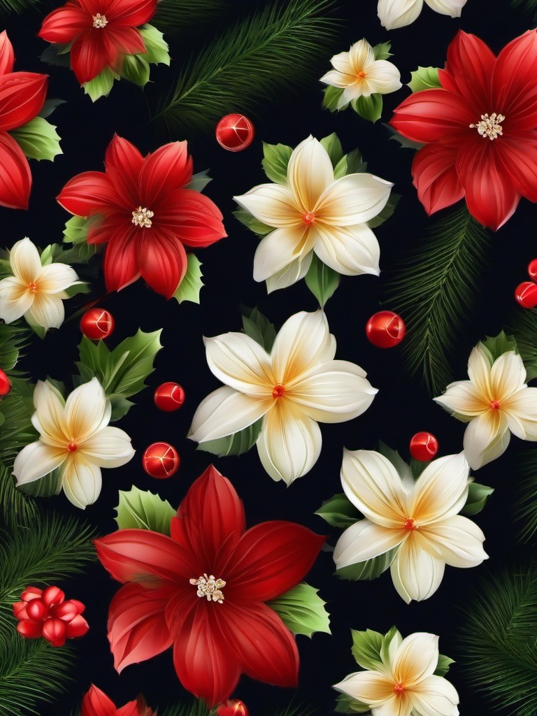 Flower Background Wallpaper - christmas flower background  