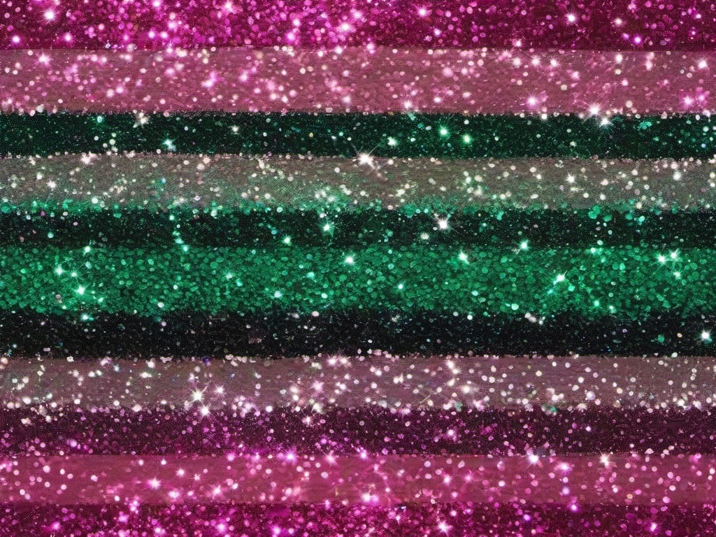 Pink And Green Glitter Background  