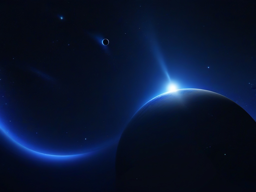 Dark Blue Space Wallpaper  ,desktop background wallpaper