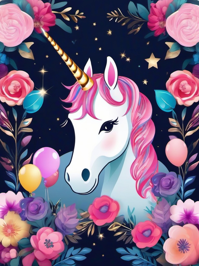 Birthday Background Wallpaper - unicorn backdrop  