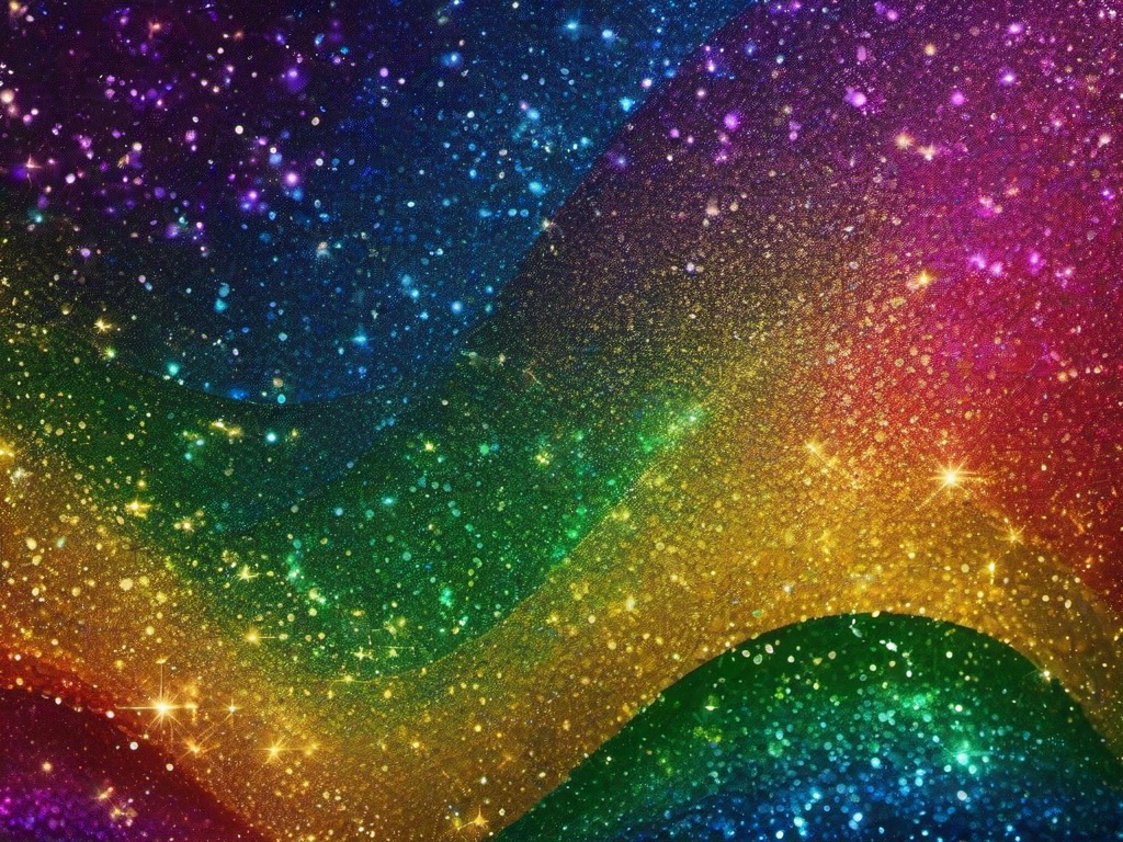 Background Rainbow Glitter  