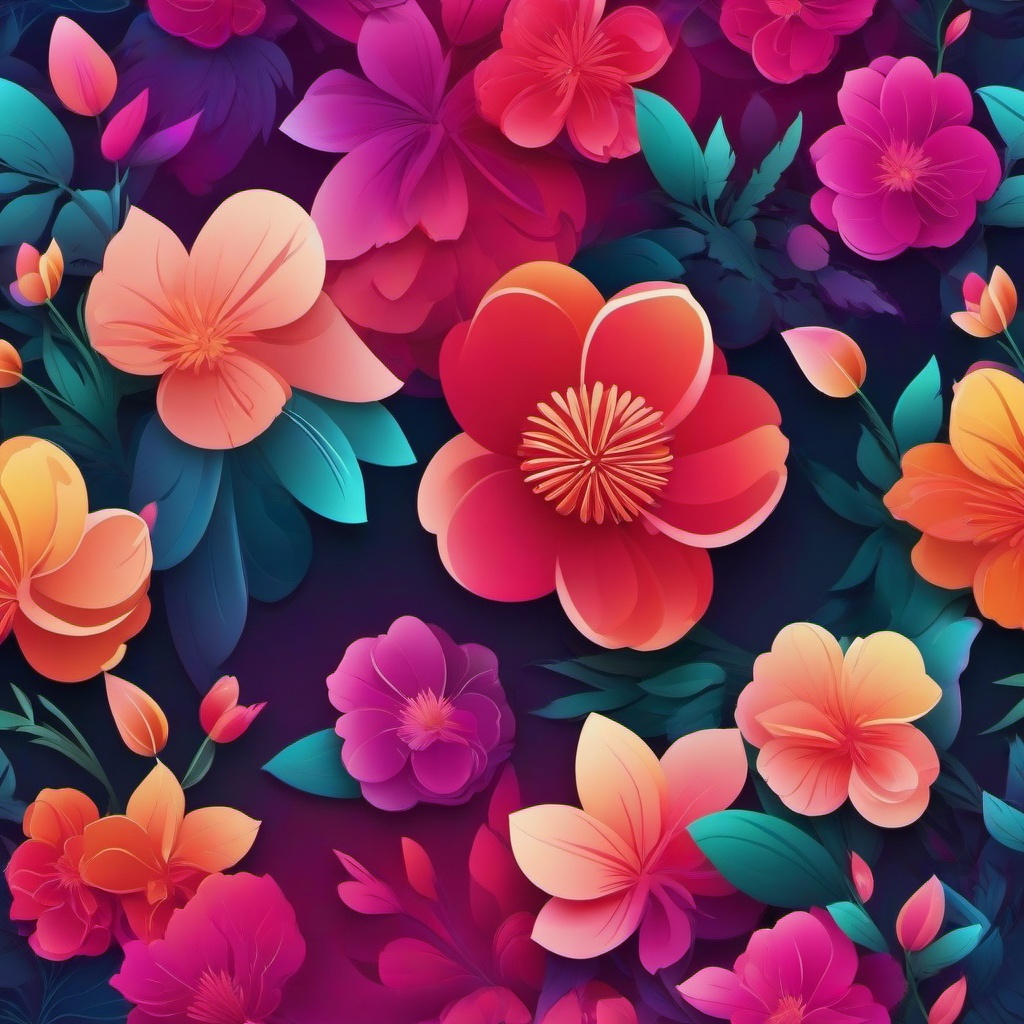 Gradient Background Wallpaper - floral gradient background  