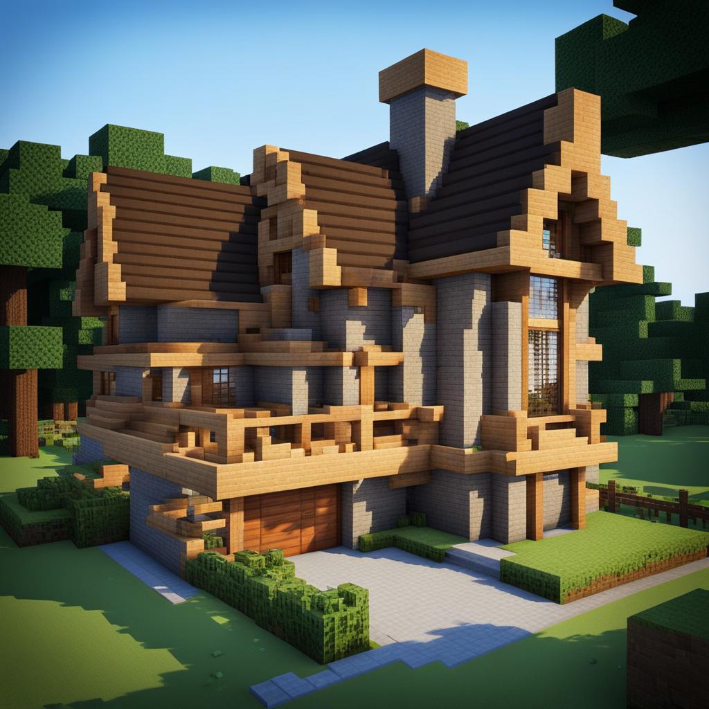 sturdy brick house with a classic look - minecraft house design ideas minecraft block style