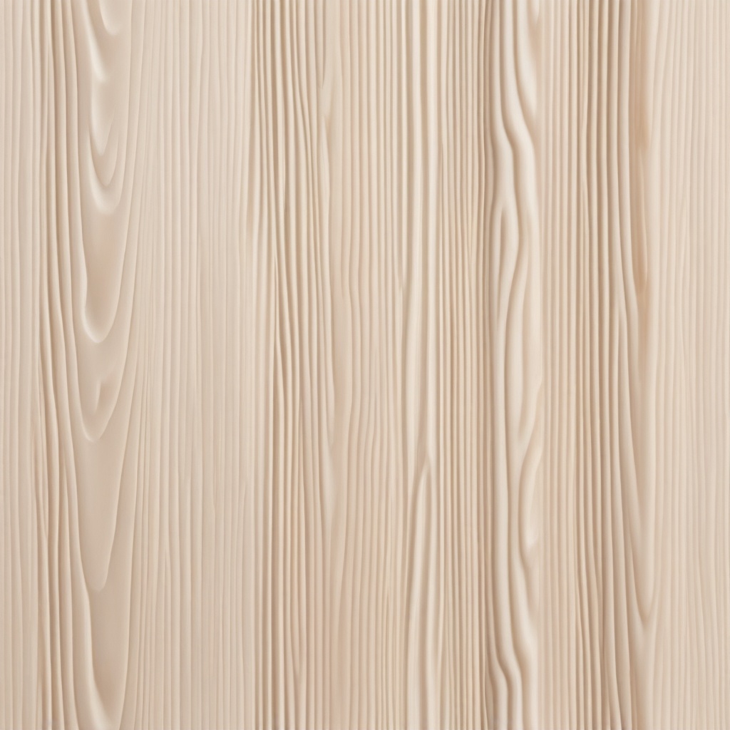 Birch wood in a pale, creamy color with a smooth, modern finish top view, product photoshoot realistic background, hyper detail, high resolution