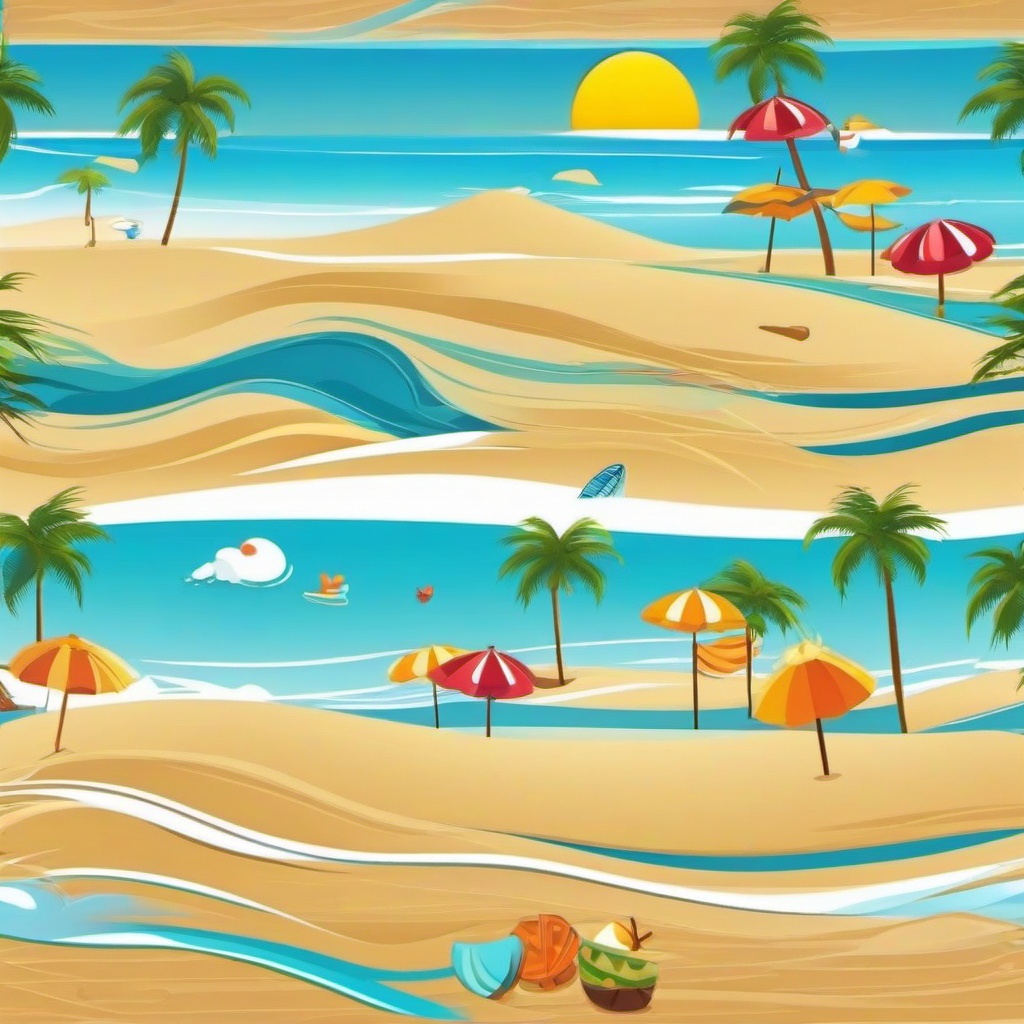 Beach Background Wallpaper - background beach cartoon  