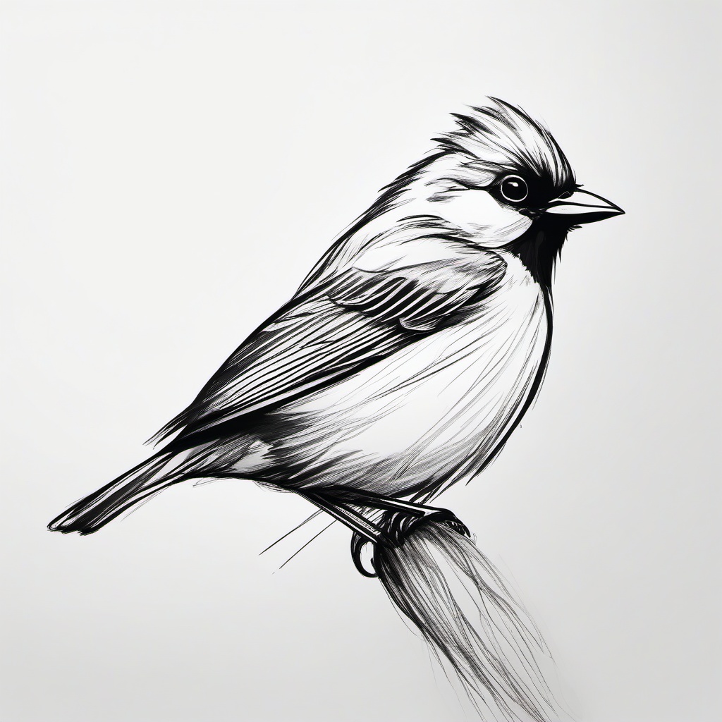 easy sketch of bird  minimal rough sketch scribbles,doodles,black and white