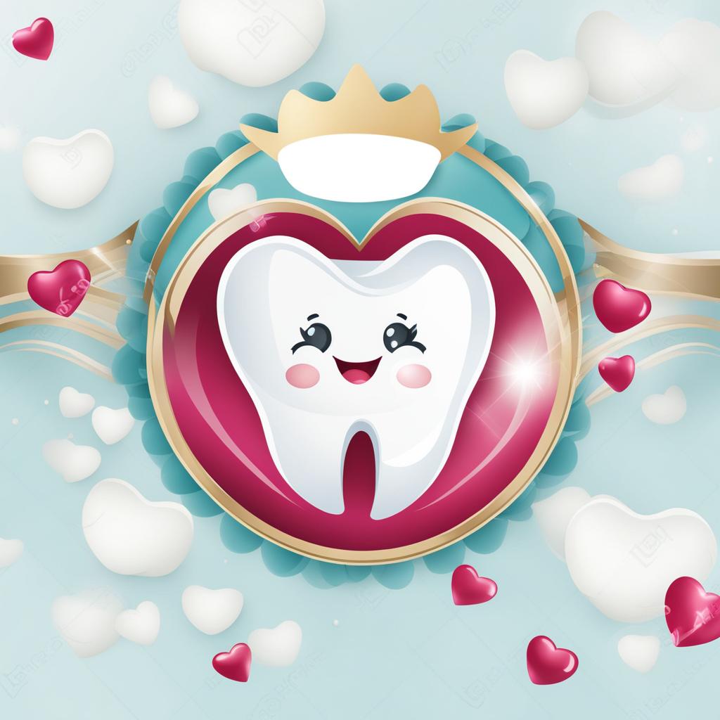 tooth clipart - a pearly white tooth, showcasing dental health 