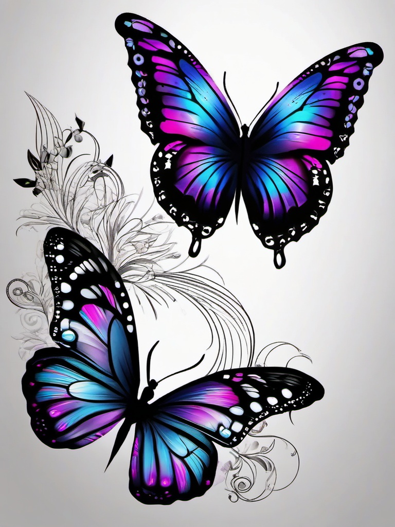 unique butterfly tattoo ideas  